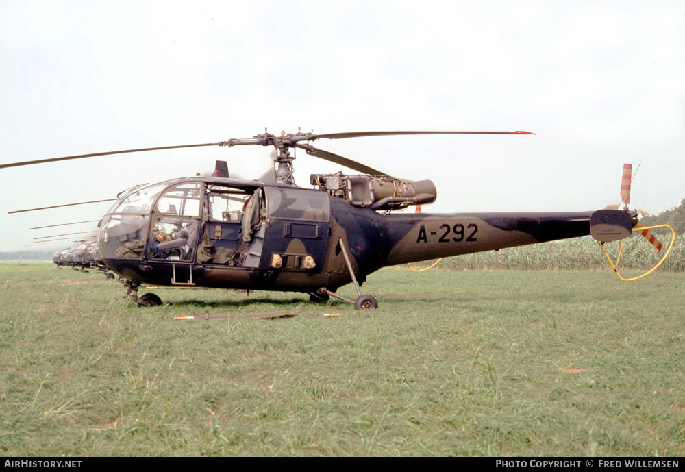 Aircraft Photo of A-292 | Sud SE-3160 Alouette III | Netherlands - Air Force | AirHistory.net #452647
