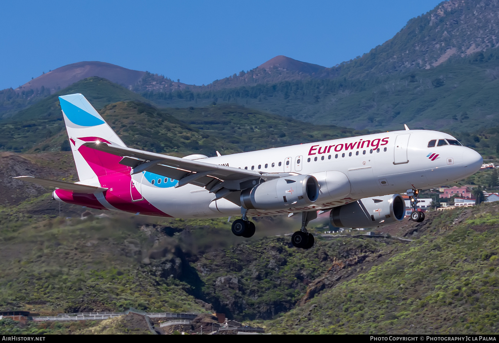 Aircraft Photo of D-AGWA | Airbus A319-132 | Eurowings | AirHistory.net #452651