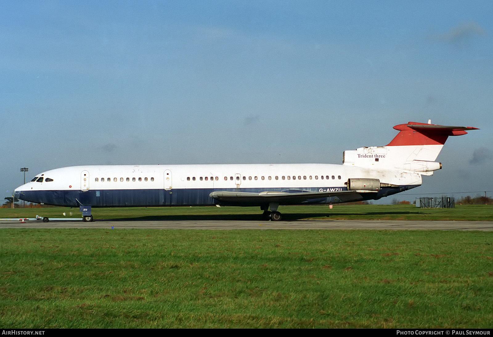 Aircraft Photo of G-AWZU | Hawker Siddeley HS-121 Trident 3B | British Airways | AirHistory.net #452657