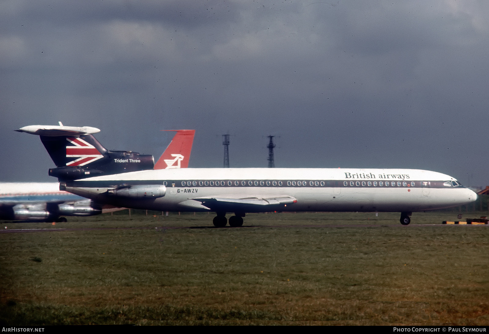 Aircraft Photo of G-AWZV | Hawker Siddeley HS-121 Trident 3B | British Airways | AirHistory.net #452662