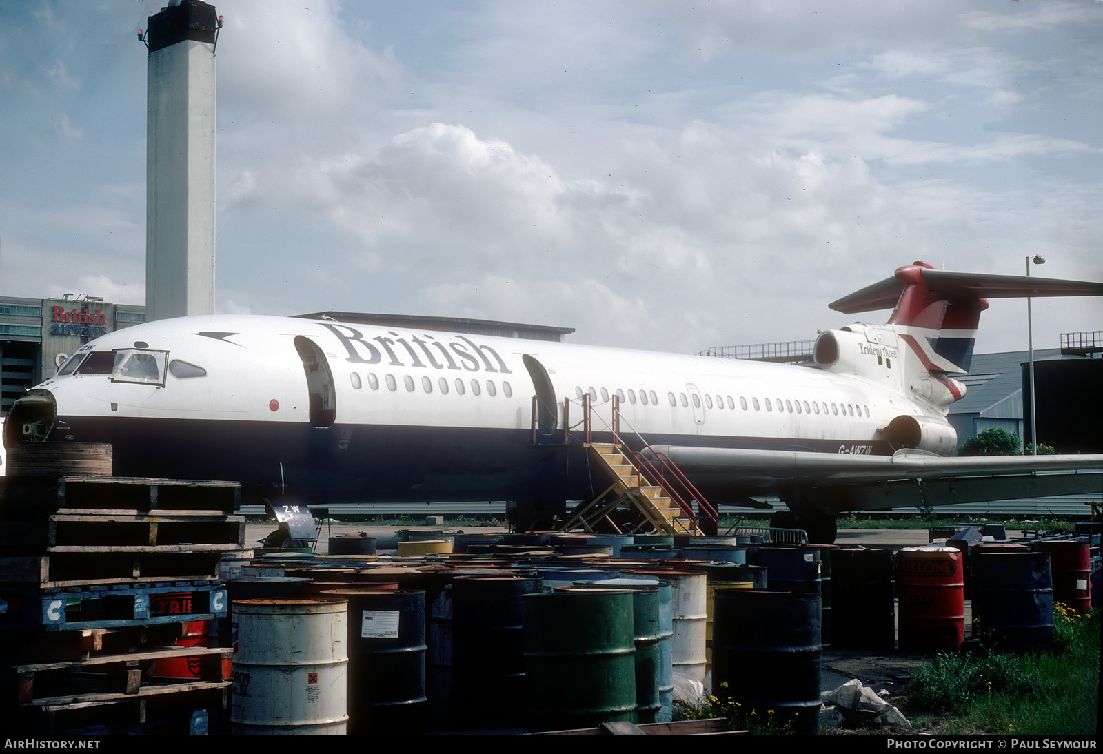 Aircraft Photo of G-AWZW | Hawker Siddeley HS-121 Trident 3B | British Airways | AirHistory.net #452663