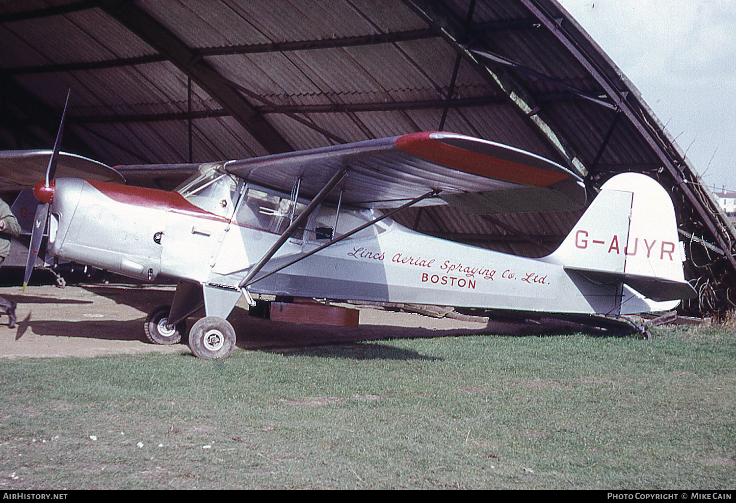 Aircraft Photo of G-AJYR | Auster J-1B Aiglet | Lincs Aerial Spraying | AirHistory.net #452667