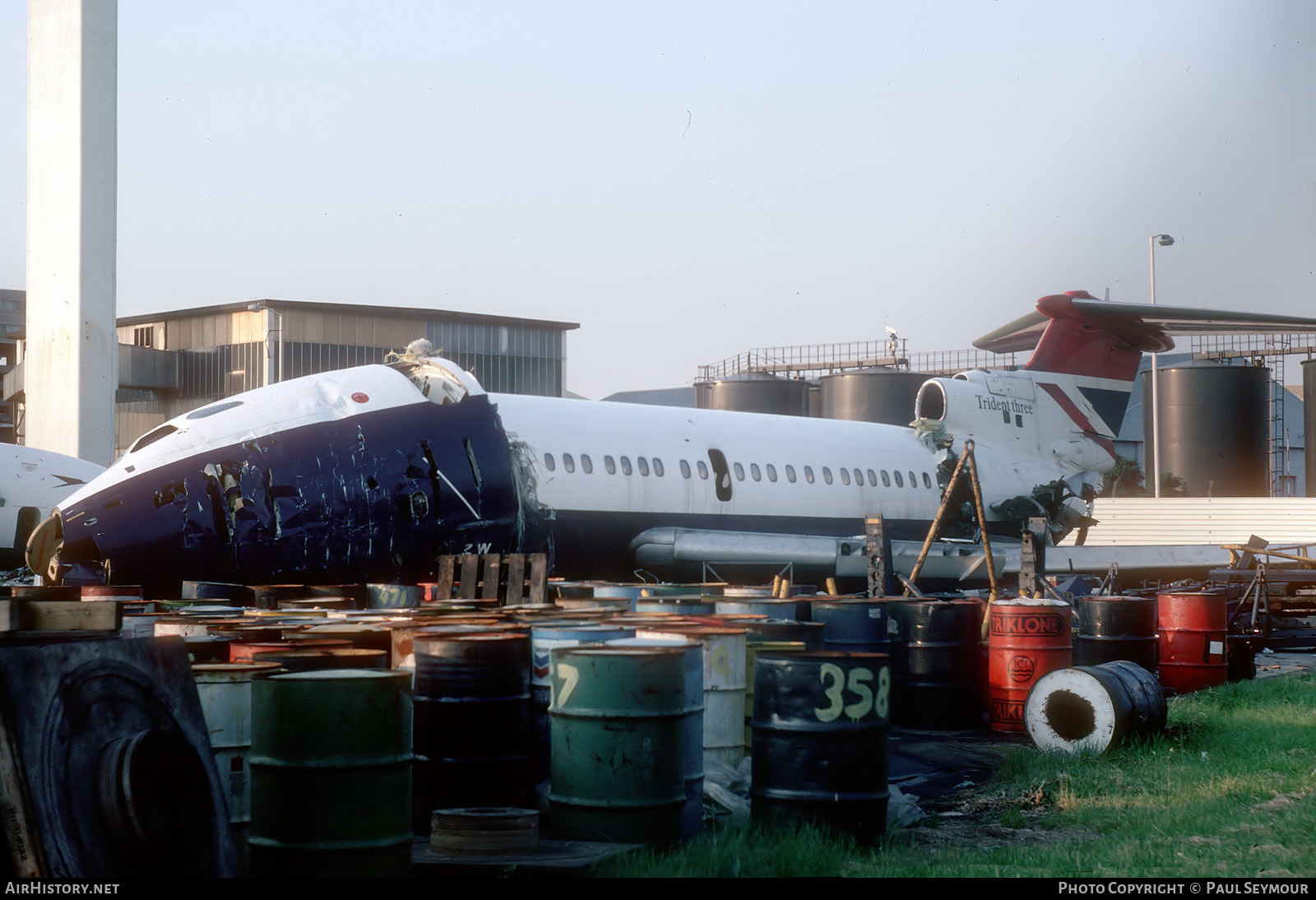 Aircraft Photo of G-AWZW | Hawker Siddeley HS-121 Trident 3B | British Airways | AirHistory.net #452676