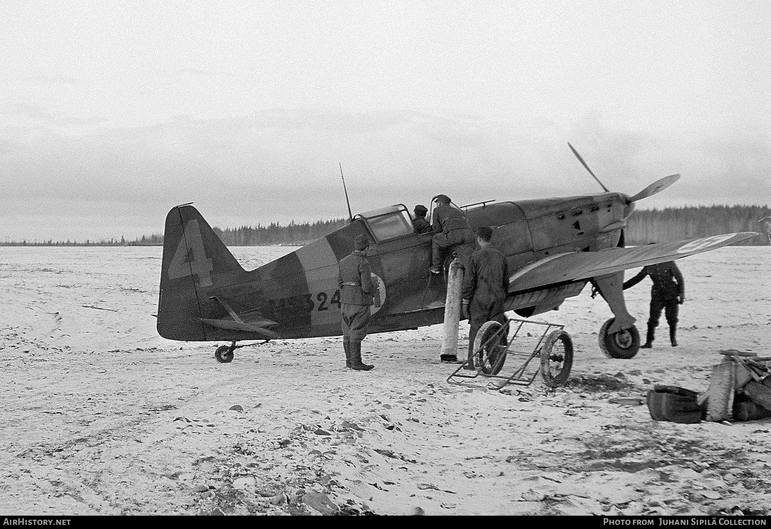 Aircraft Photo of MS-324 | Morane-Saulnier MS-406 | Finland - Air Force | AirHistory.net #452692