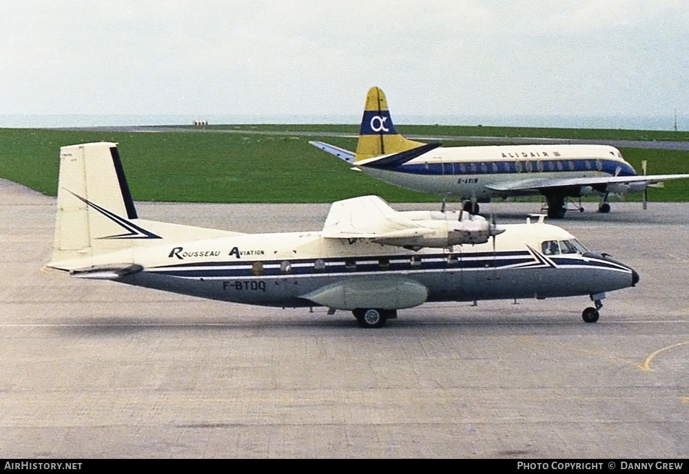 Aircraft Photo of F-BTDQ | Nord 262A-22 | Rousseau Aviation | AirHistory.net #452702