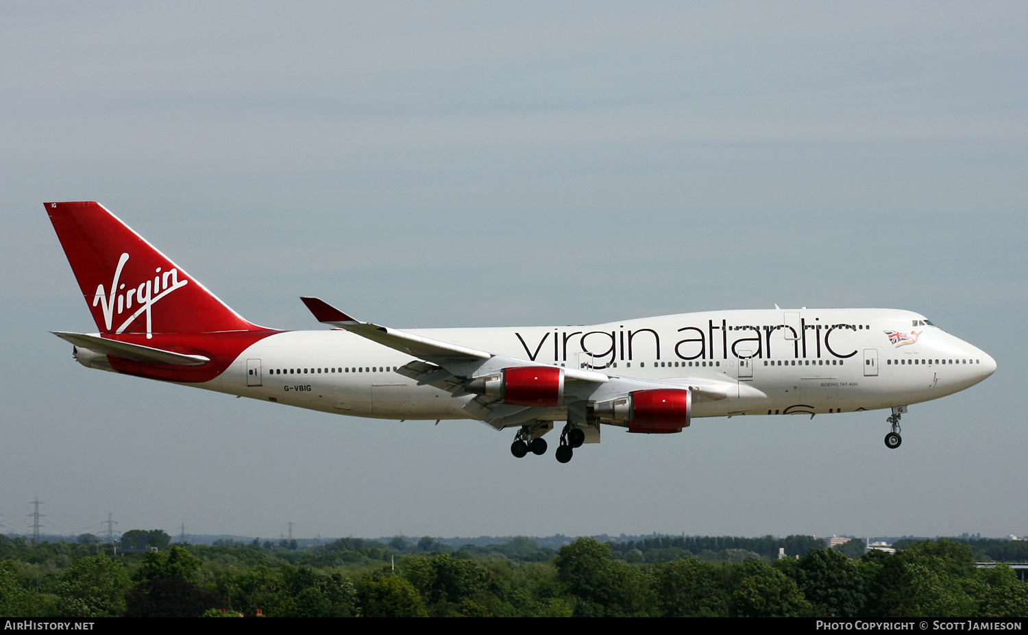 Aircraft Photo of G-VBIG | Boeing 747-4Q8 | Virgin Atlantic Airways | AirHistory.net #452704