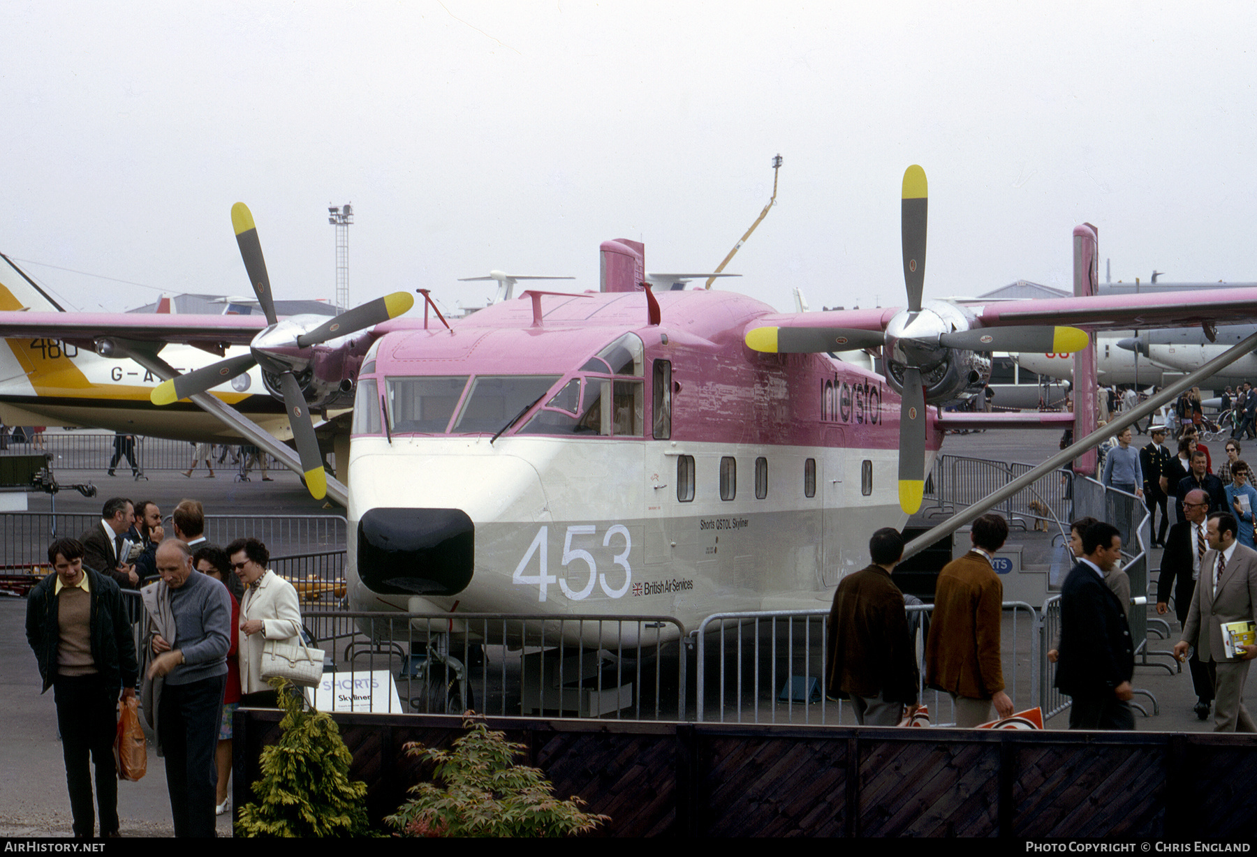 Aircraft Photo of G-ASZJ | Short SC.7 Skyliner 3A-100 | Interstol | AirHistory.net #452724