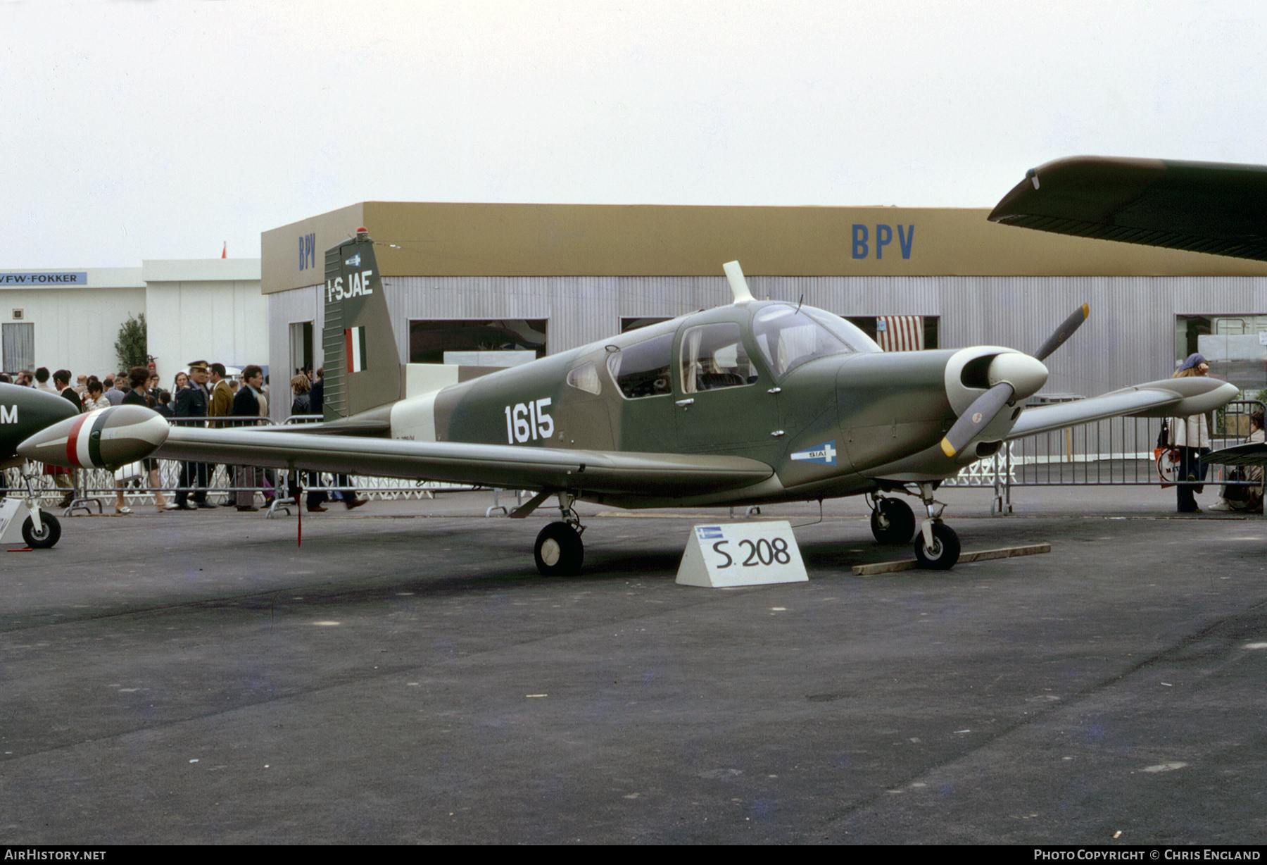 Aircraft Photo of I-SJAE | SIAI-Marchetti S-208 | AirHistory.net #452728