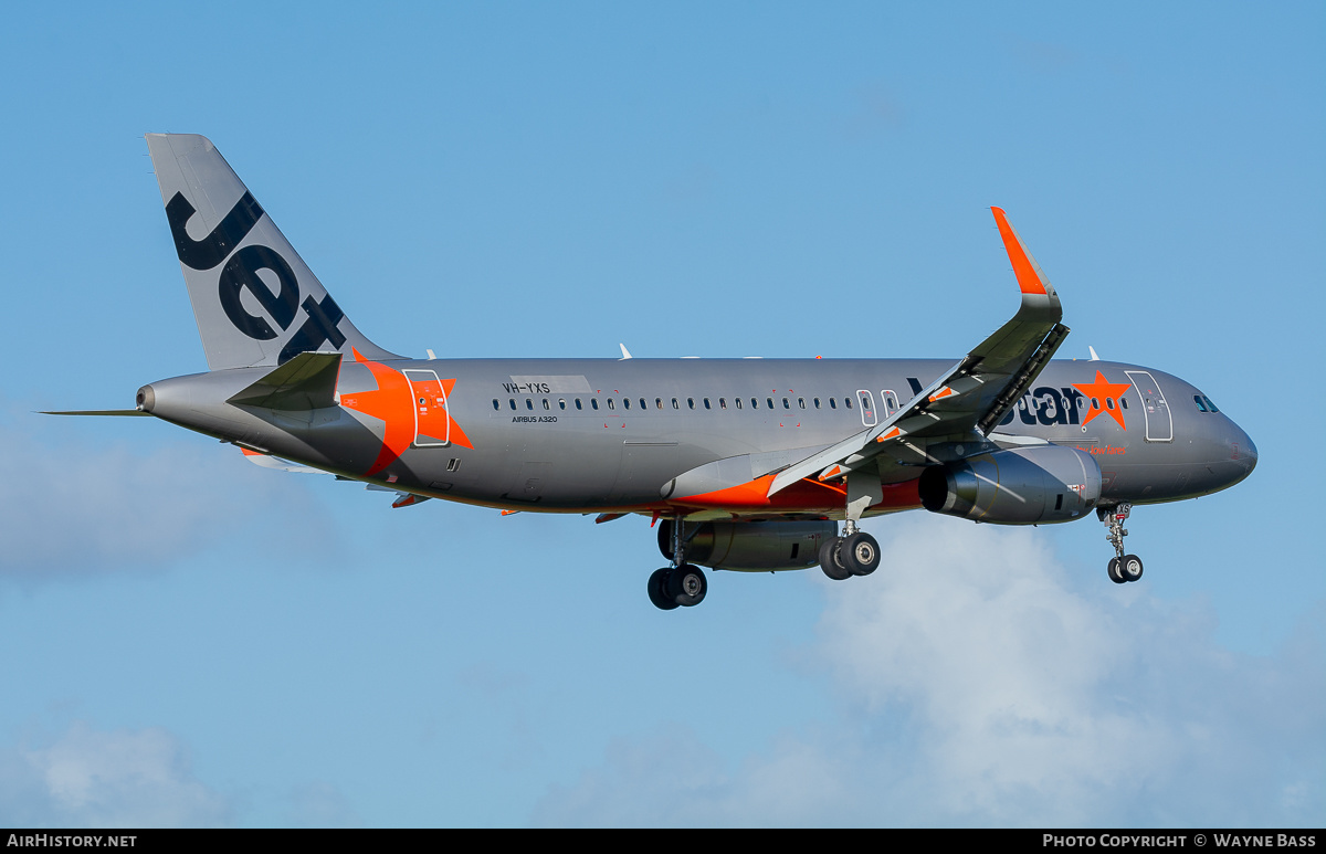 Aircraft Photo of VH-YXS | Airbus A320-232 | Jetstar Airways | AirHistory.net #452733