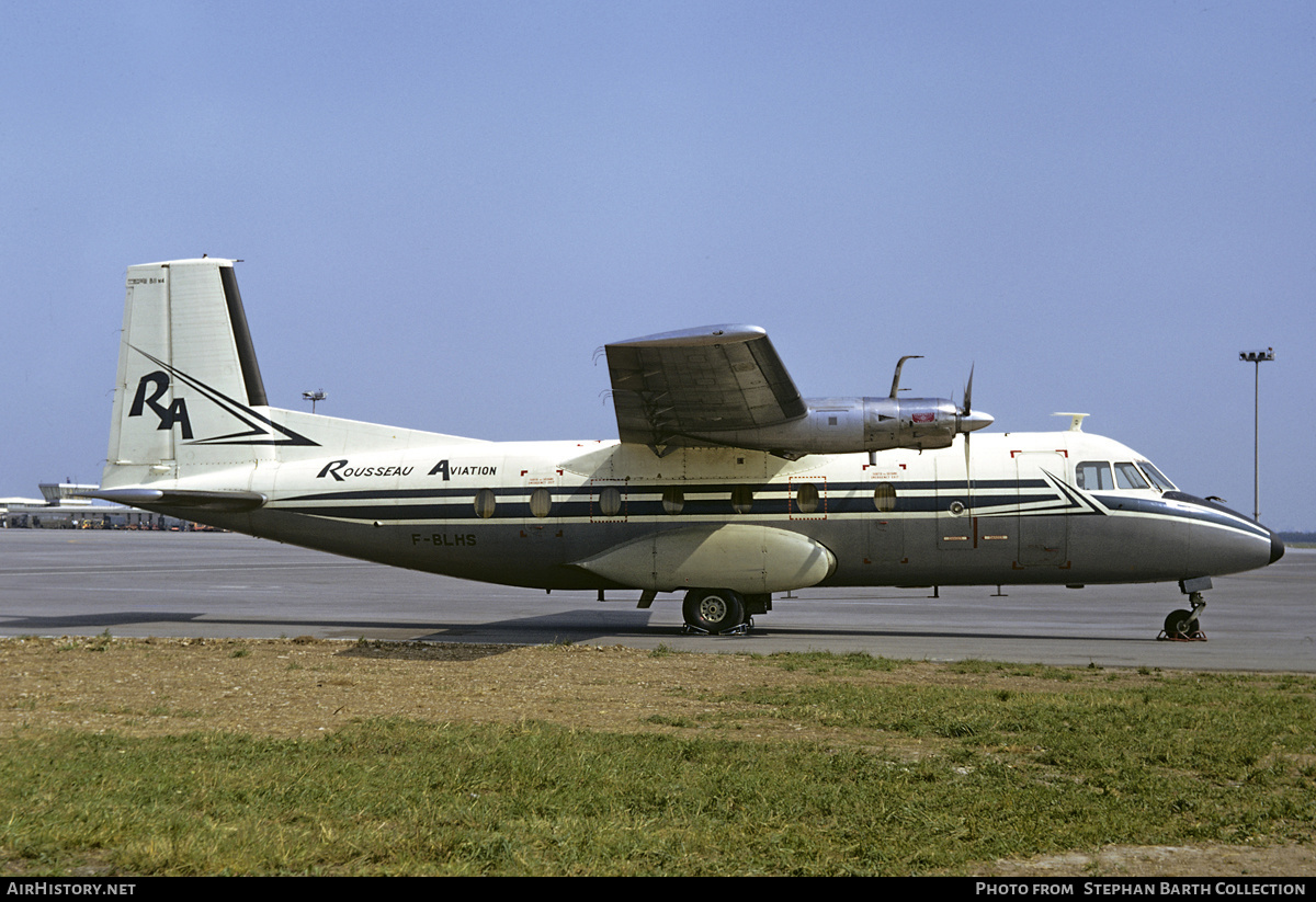 Aircraft Photo of F-BLHS | Nord 262 | Rousseau Aviation | AirHistory.net #452761