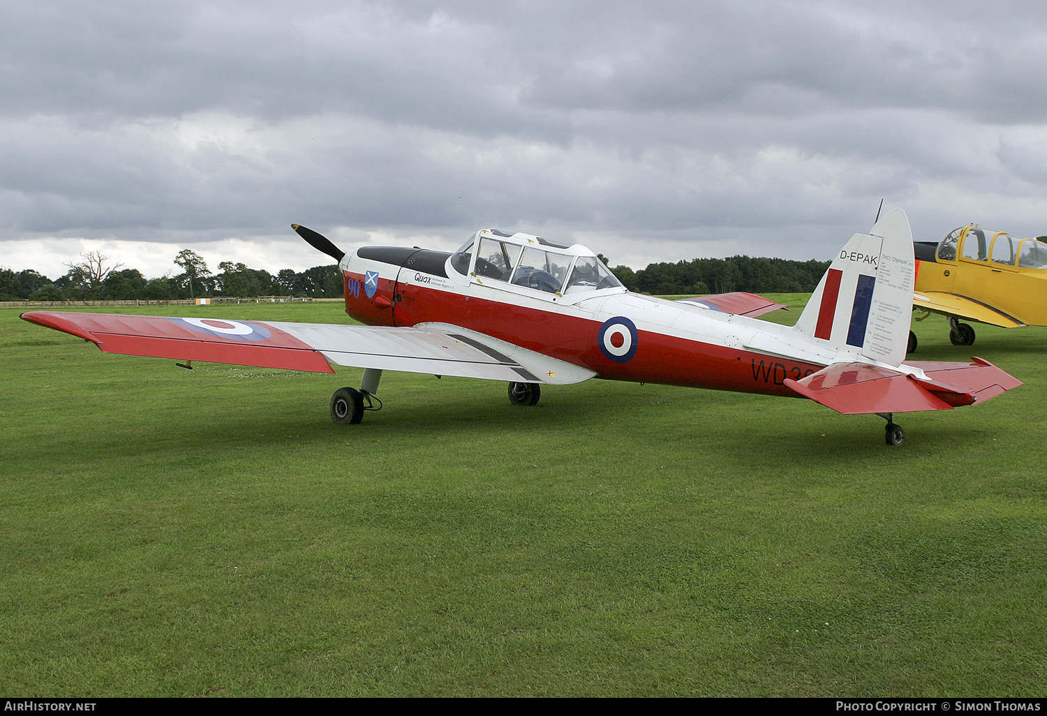 Aircraft Photo of D-EPAK / WD388 | De Havilland DHC-1 Chipmunk Mk22 | Quax | UK - Air Force | AirHistory.net #452770
