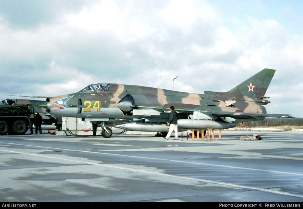 Aircraft Photo of 24 yellow | Sukhoi Su-17M4 | Russia - Air Force | AirHistory.net #452774