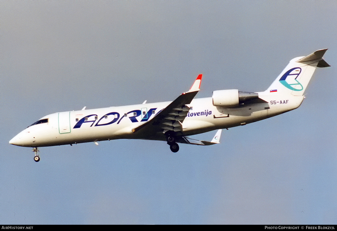 Aircraft Photo of S5-AAF | Bombardier CRJ-200LR (CL-600-2B19) | Adria Airways | AirHistory.net #452783