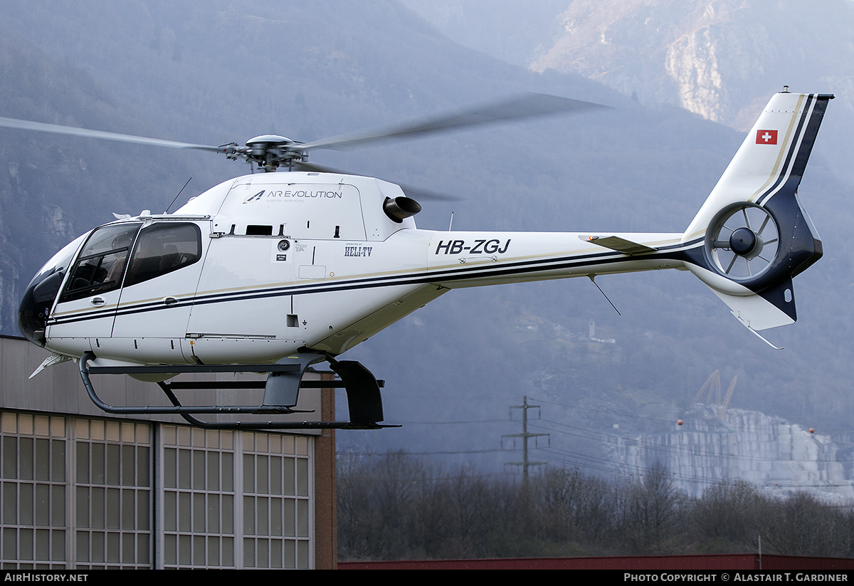Aircraft Photo of HB-ZGJ | Eurocopter EC-120B Colibri | Air Evolution | AirHistory.net #452798