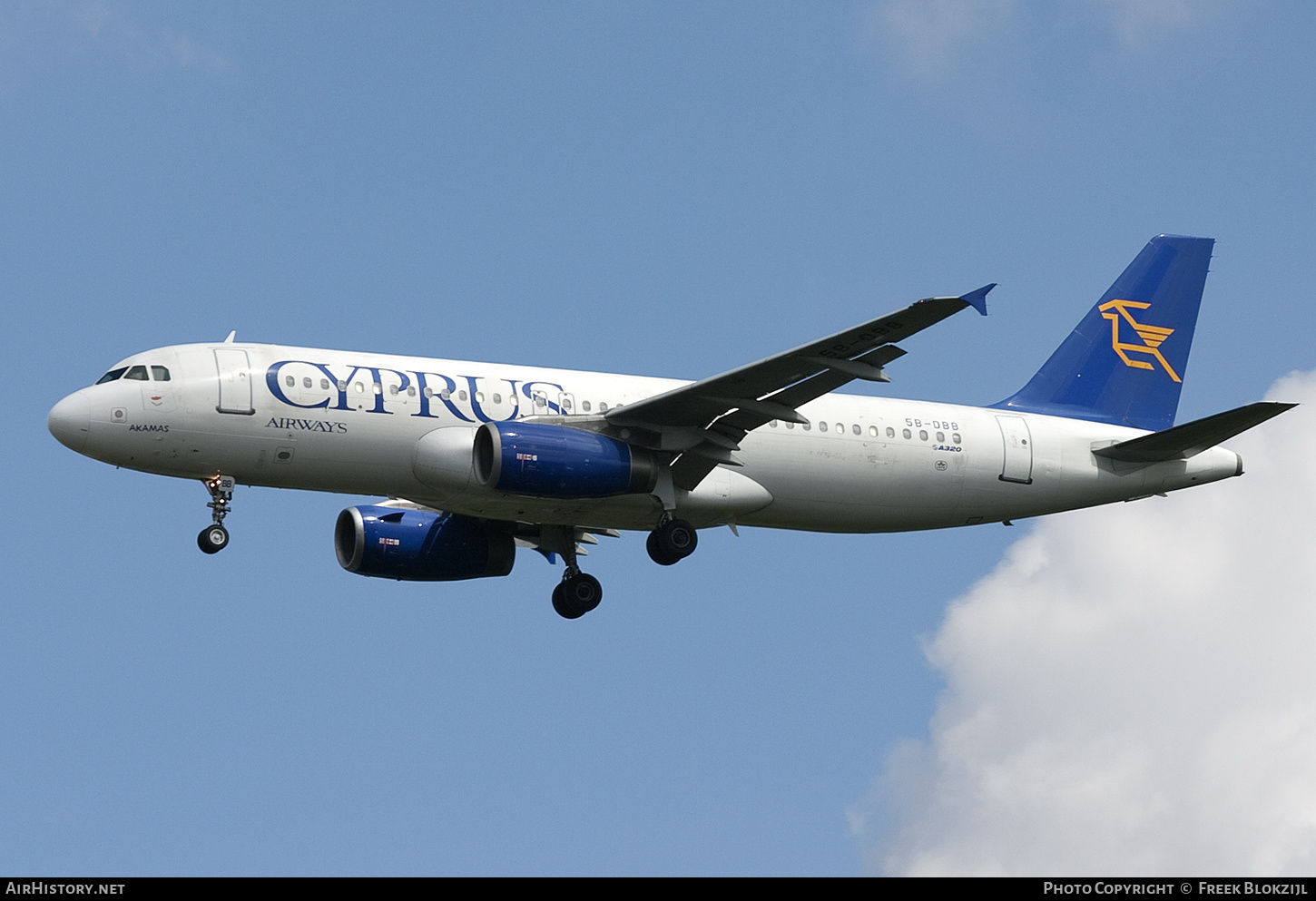 Aircraft Photo of 5B-DBB | Airbus A320-231 | Cyprus Airways | AirHistory.net #452806