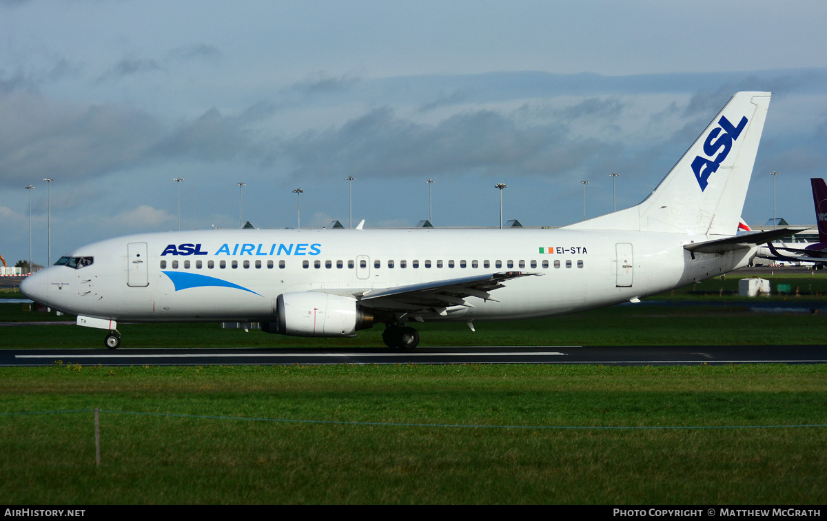 Aircraft Photo of EI-STA | Boeing 737-31S | ASL Airlines | AirHistory.net #452834