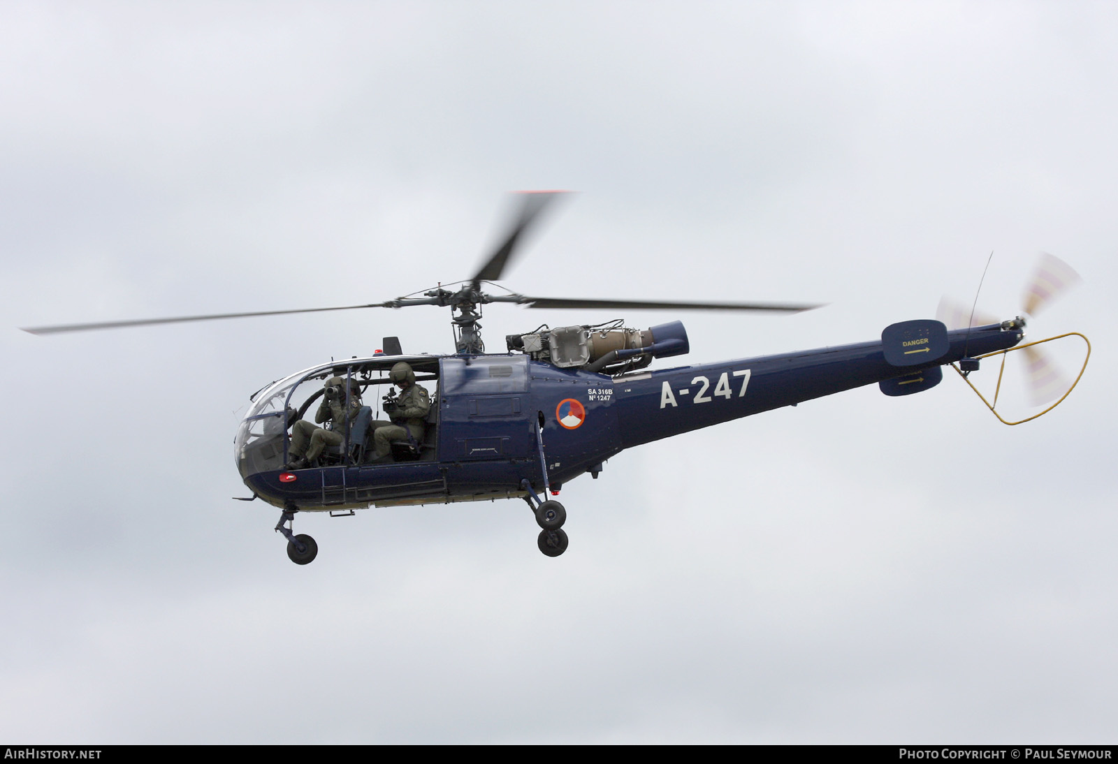 Aircraft Photo of A-247 | Sud SA-316B Alouette III | Netherlands - Air Force | AirHistory.net #452882