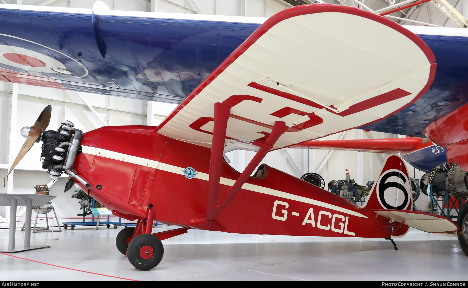 Aircraft Photo of G-ACGL | Comper CLA-7 Swift | AirHistory.net #452892