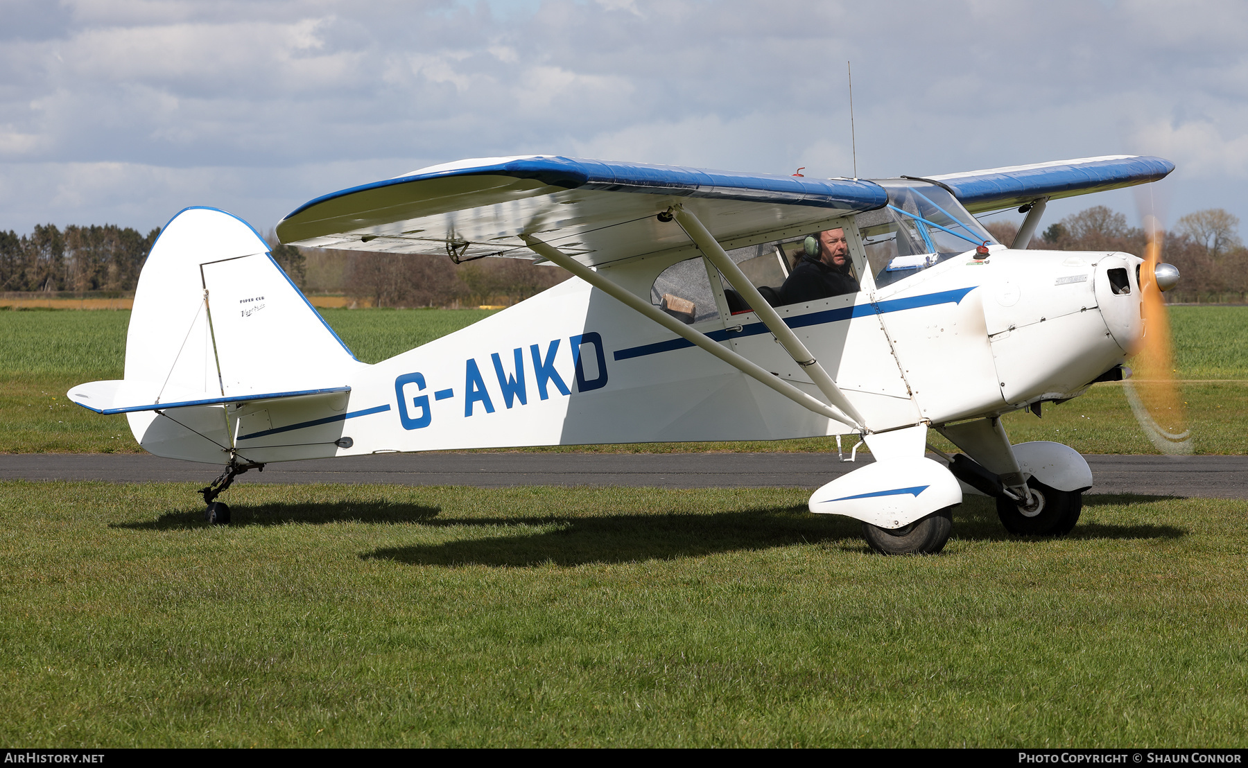 Aircraft Photo of G-AWKD | Piper PA-17 Vagabond | AirHistory.net #452934