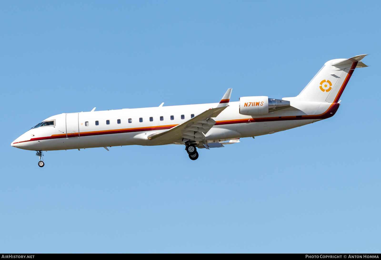 Aircraft Photo of N711WS | Bombardier Challenger 800 (CRJ-100SE/CL-600-2B19) | AirHistory.net #452976