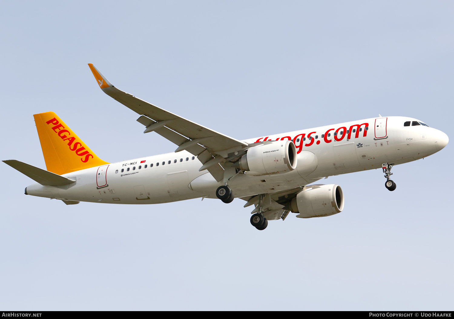 Aircraft Photo of TC-NCI | Airbus A320-251N | Pegasus Airlines | AirHistory.net #452979