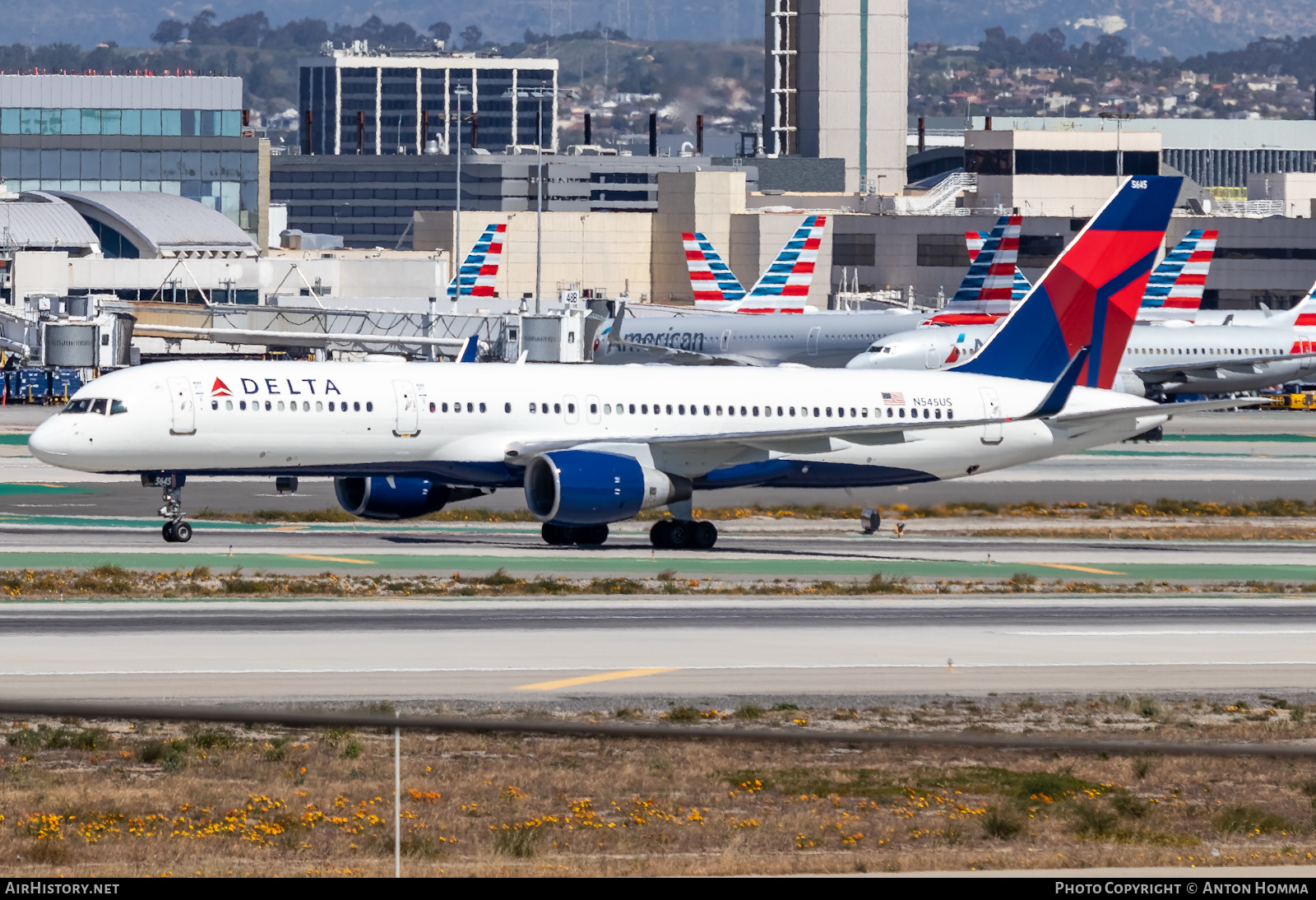 Aircraft Photo of N545US | Boeing 757-251 | Delta Air Lines | AirHistory.net #453005