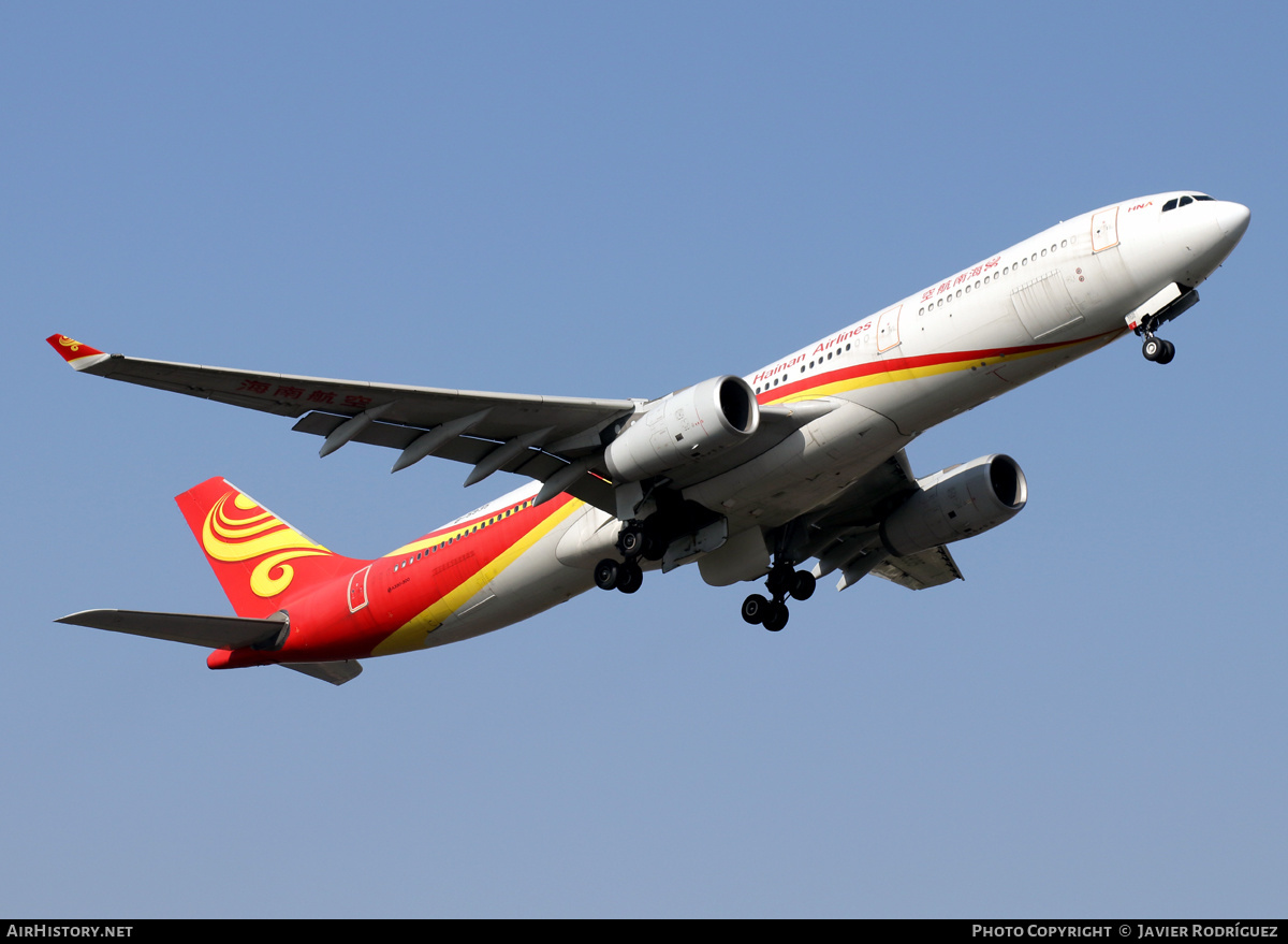 Aircraft Photo of B-5935 | Airbus A330-343E | Hainan Airlines | AirHistory.net #453014