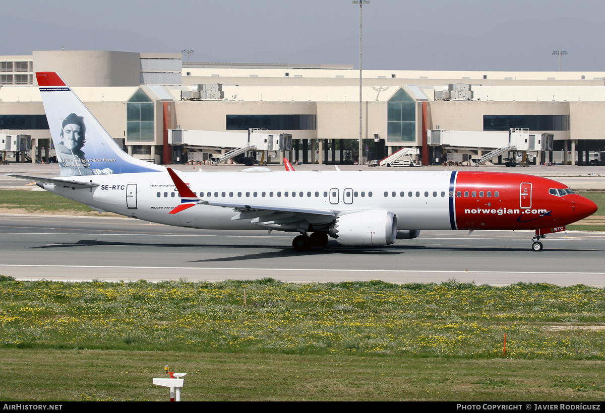 Aircraft Photo of SE-RTC | Boeing 737-8 Max 8 | Norwegian | AirHistory.net #453028