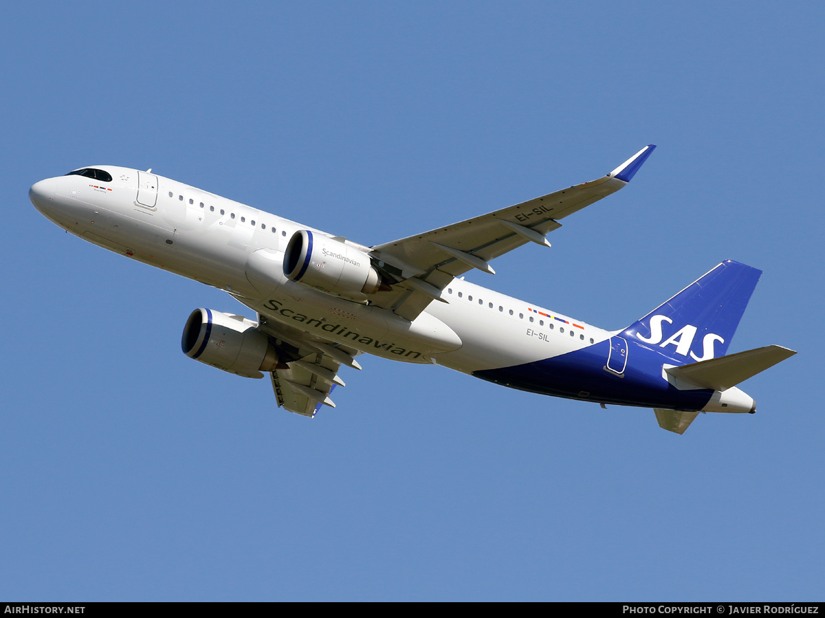 Aircraft Photo of EI-SIL | Airbus A320-251N | Scandinavian Airlines - SAS | AirHistory.net #453034