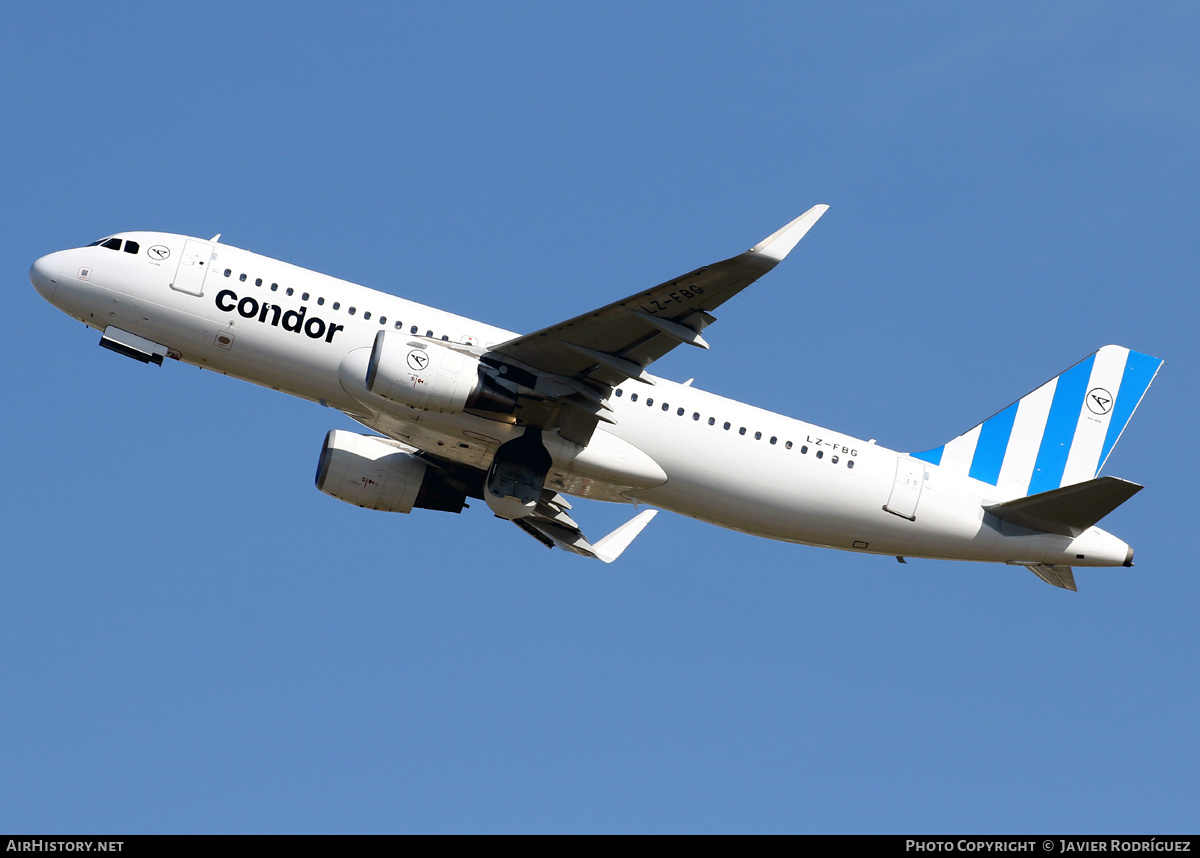 Aircraft Photo of LZ-FBG | Airbus A320-214 | Condor Flugdienst | AirHistory.net #453035
