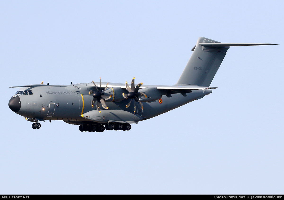 Aircraft Photo of CT-06 | Airbus A400M Atlas | Belgium - Air Force | AirHistory.net #453040