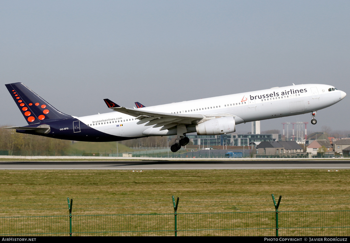 Aircraft Photo of OO-SFG | Airbus A330-343E | Brussels Airlines | AirHistory.net #453057