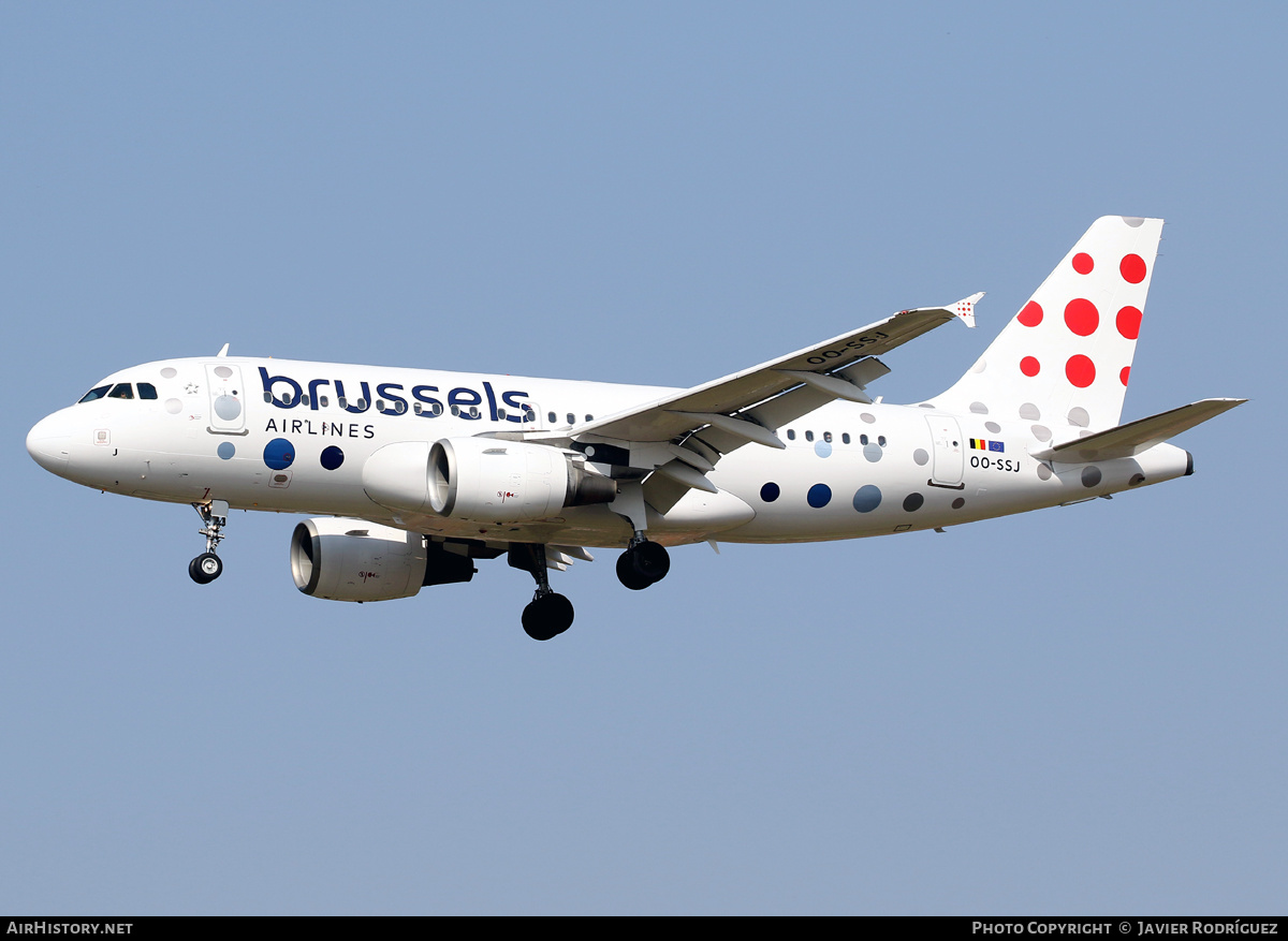 Aircraft Photo of OO-SSJ | Airbus A319-111 | Brussels Airlines | AirHistory.net #453061