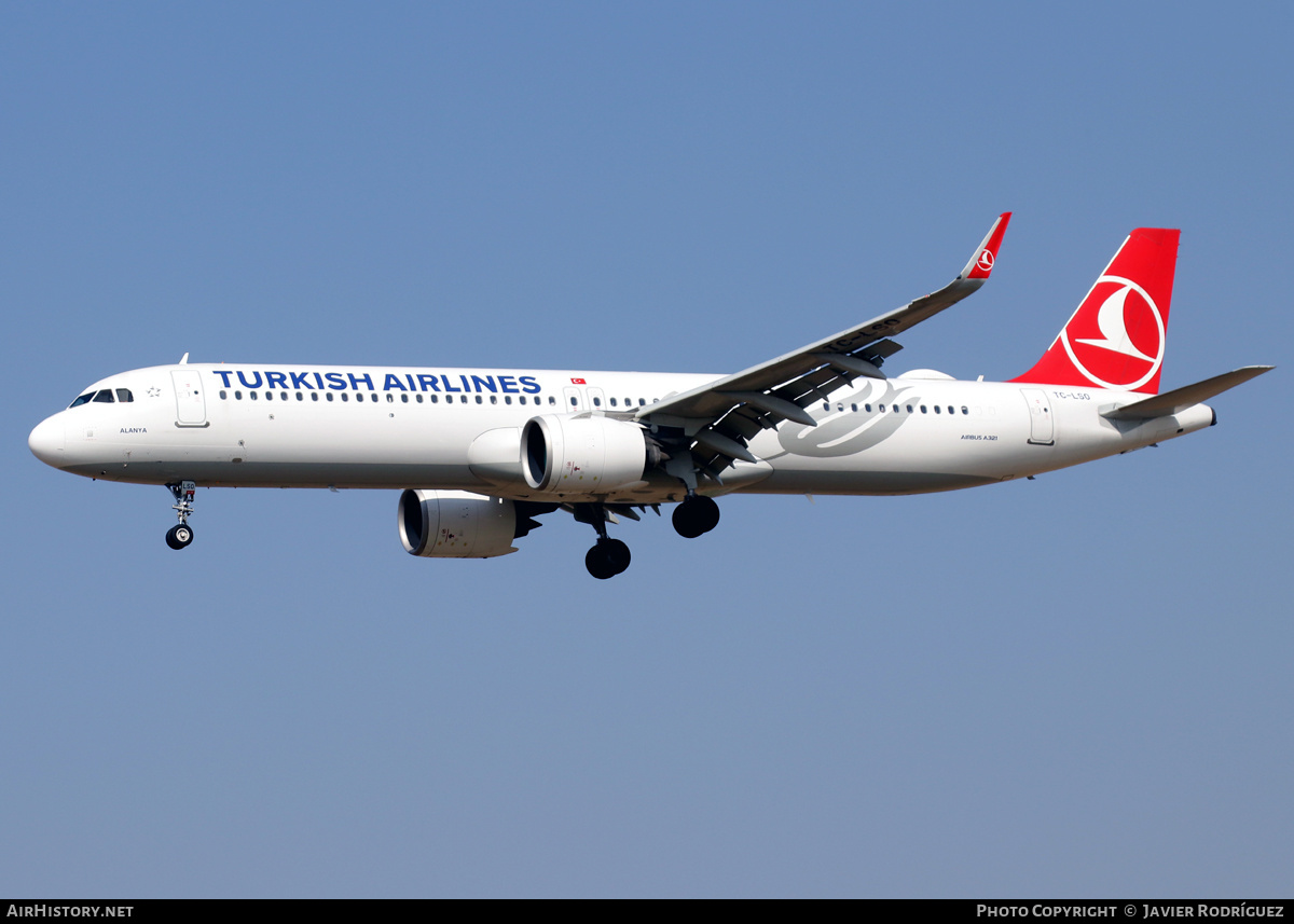 Aircraft Photo of TC-LSO | Airbus A321-271NX | Turkish Airlines | AirHistory.net #453090