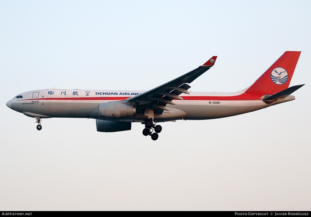 Aircraft Photo of B-308P | Airbus A330-243F | Sichuan Airlines | AirHistory.net #453095
