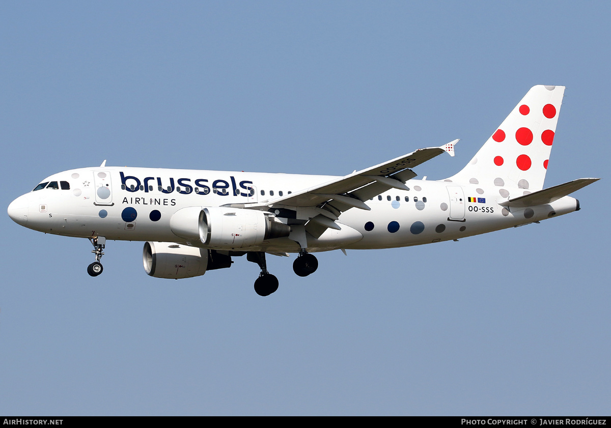 Aircraft Photo of OO-SSS | Airbus A319-111 | Brussels Airlines | AirHistory.net #453099