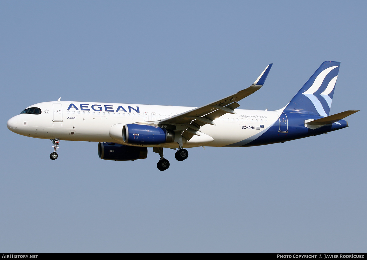 Aircraft Photo of SX-DNC | Airbus A320-232 | Aegean Airlines | AirHistory.net #453104
