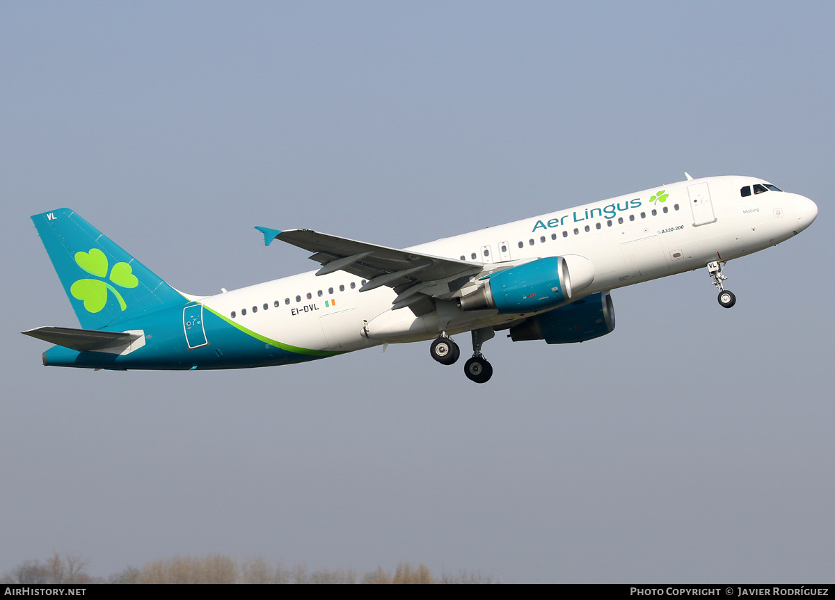 Aircraft Photo of EI-DVL | Airbus A320-214 | Aer Lingus | AirHistory.net #453123