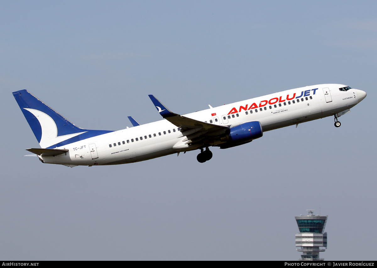 Aircraft Photo of TC-JFT | Boeing 737-8F2 | AnadoluJet | AirHistory.net #453127