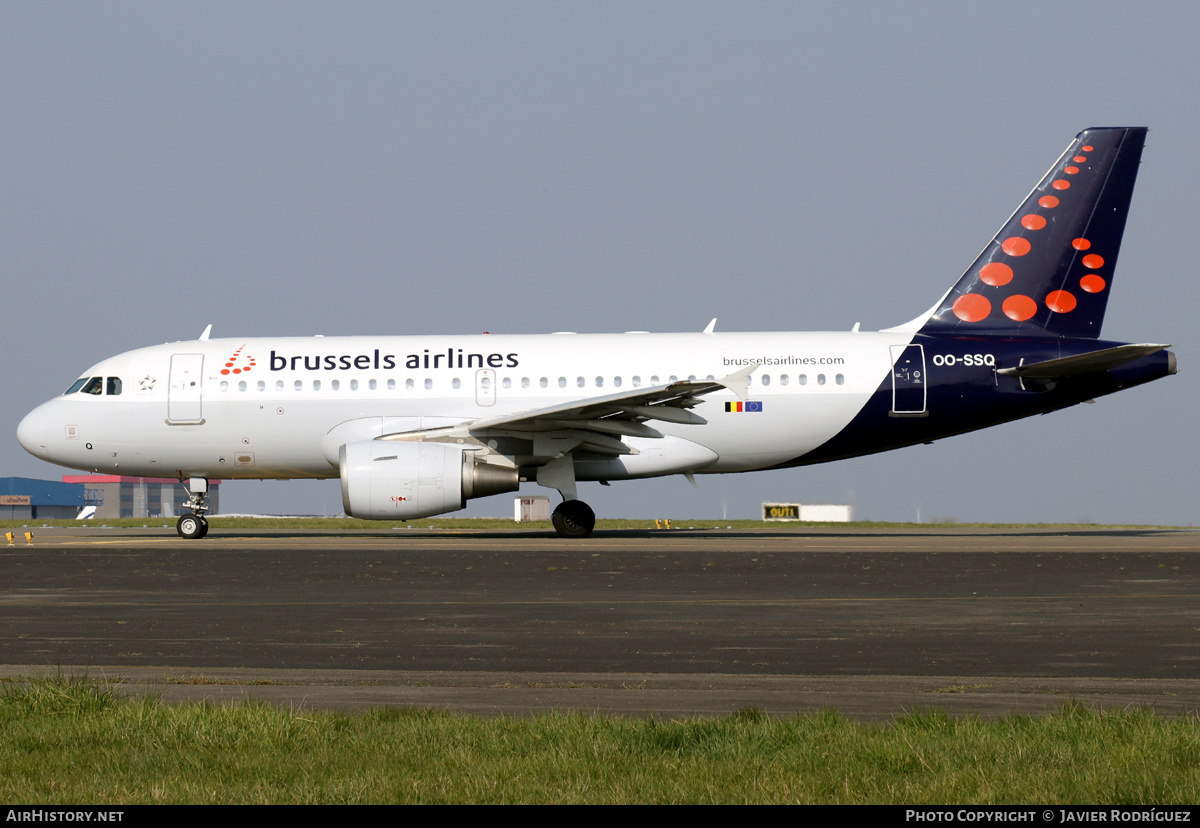 Aircraft Photo of OO-SSQ | Airbus A319-112 | Brussels Airlines | AirHistory.net #453130