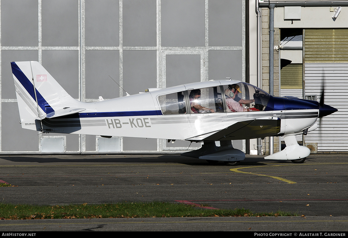 Aircraft Photo of HB-KOE | Robin DR-400-180 Regent | AirHistory.net #453137