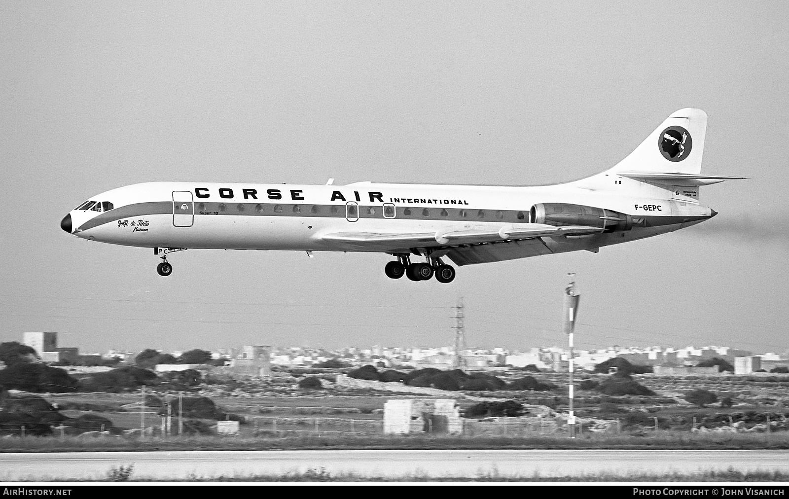 Aircraft Photo of F-GEPC | Sud SE-210 Caravelle 10B3 Super B | Corse Air International | AirHistory.net #453208