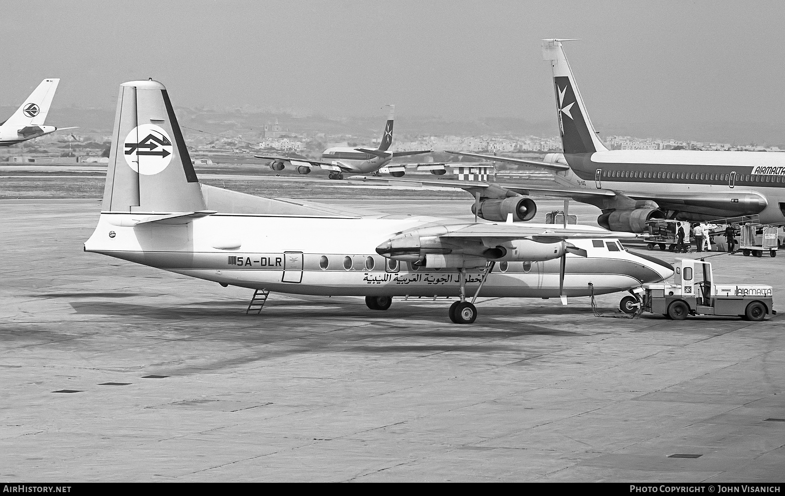 Aircraft Photo of 5A-DLR | Fokker F27-500 Friendship | Libyan Arab Airlines | AirHistory.net #453209
