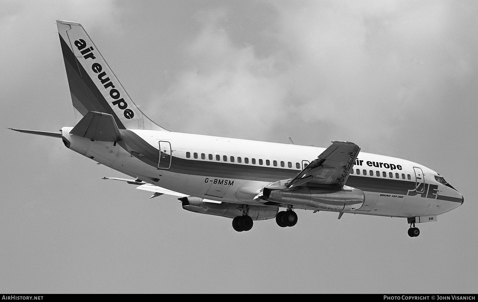 Aircraft Photo of G-BMSM | Boeing 737-2S3/Adv | Air Europe | AirHistory.net #453217