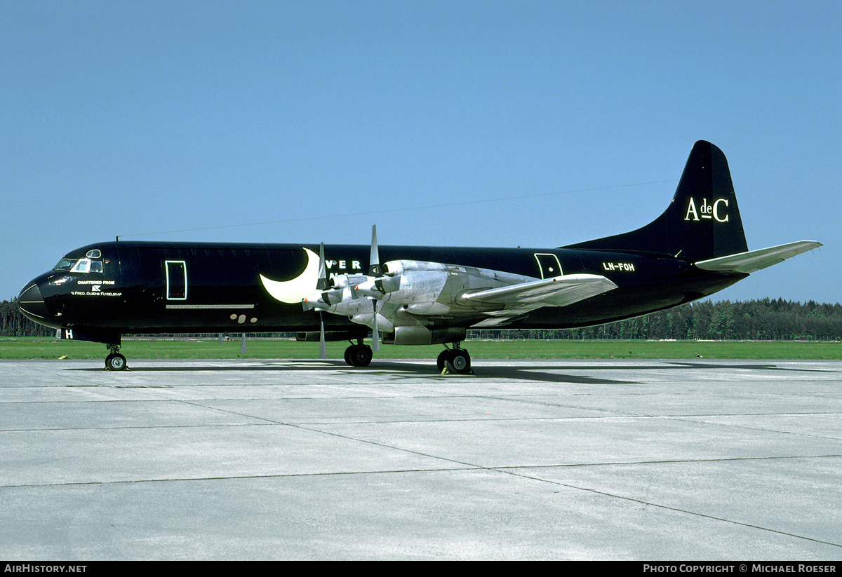 Aircraft Photo of LN-FOH | Lockheed L-188A(F) Electra | A de C - Air de Cologne | AirHistory.net #453219