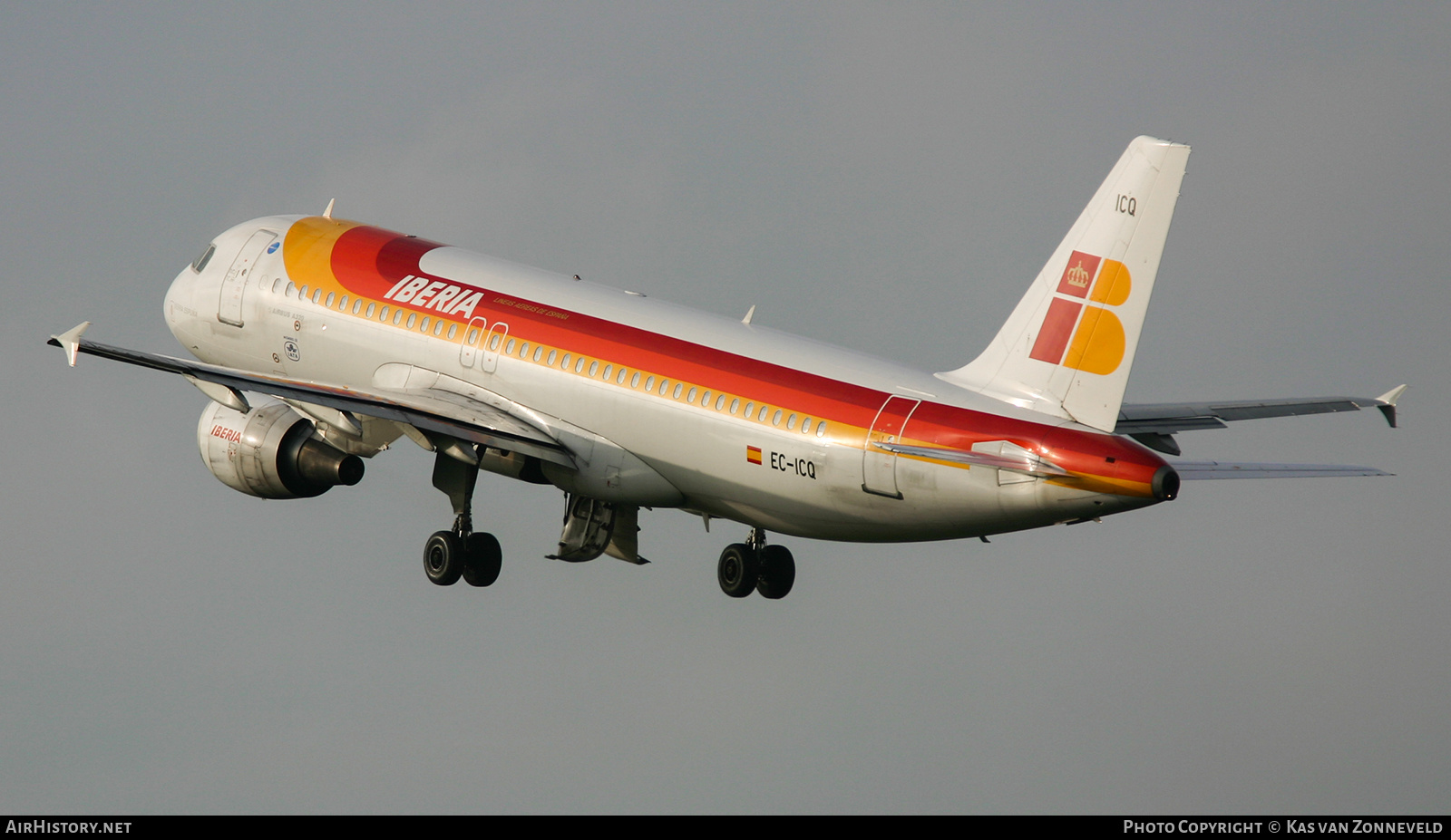 Aircraft Photo of EC-ICQ | Airbus A320-211 | Iberia | AirHistory.net #453252