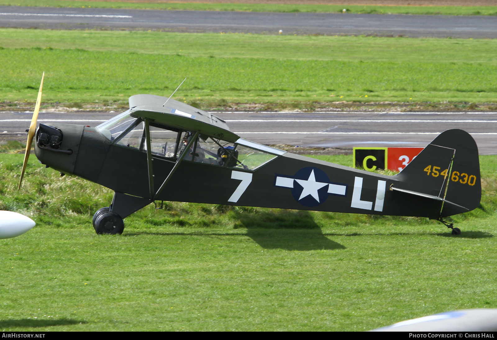 Aircraft Photo of G-BDOL / 454630 | Piper L-4J Grasshopper (J-3C-65) | USA - Air Force | AirHistory.net #453273