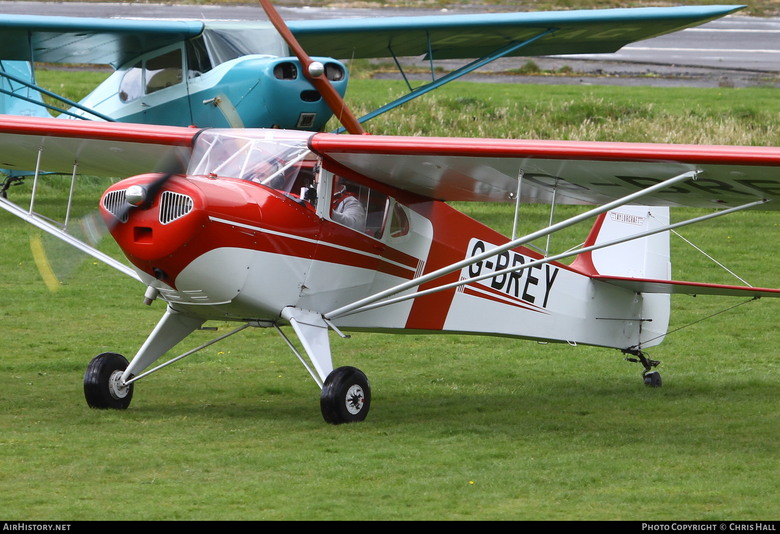 Aircraft Photo of G-BREY | Taylorcraft BC-12D Twosome | AirHistory.net #453278