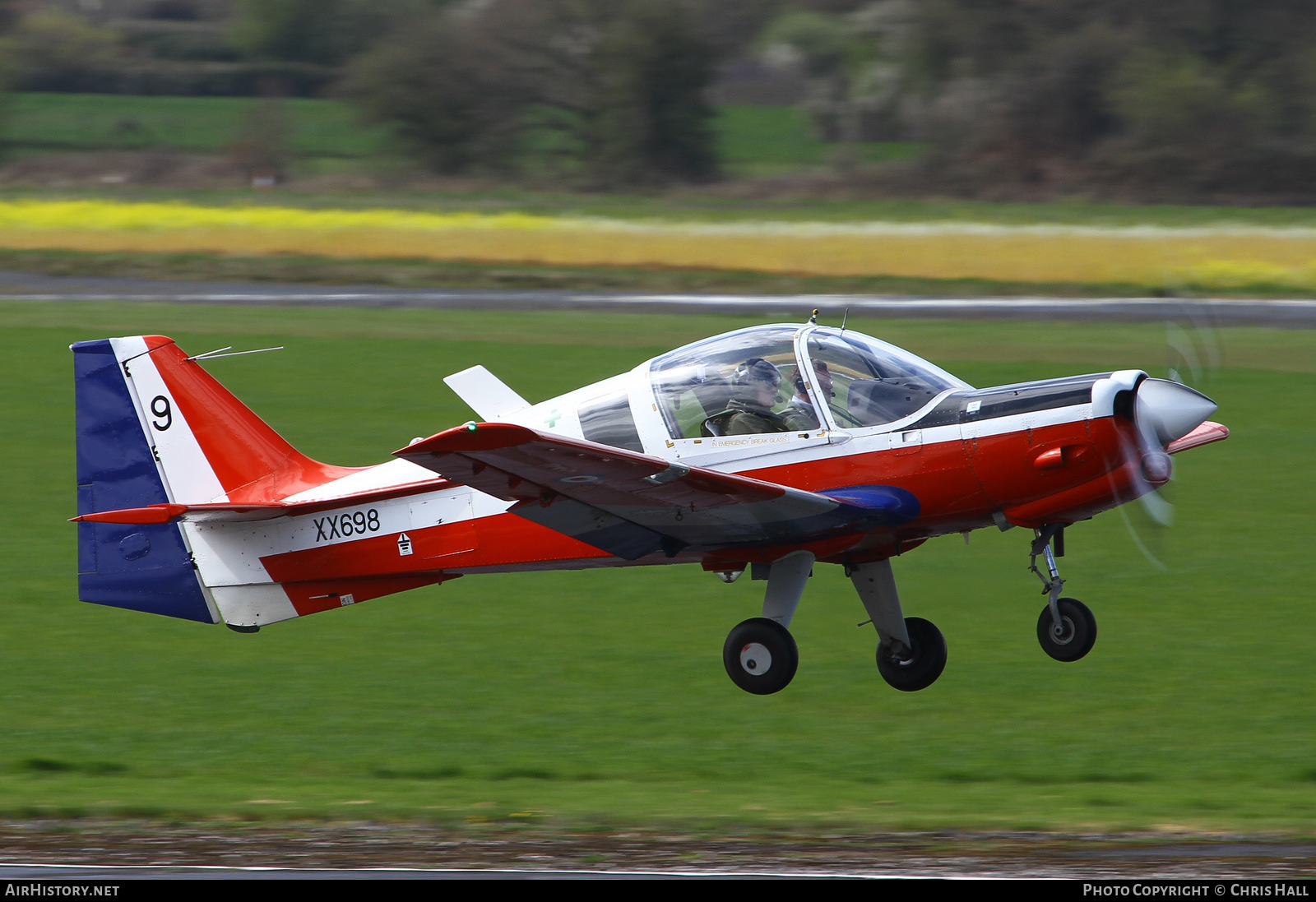 Aircraft Photo of G-BZME / XX698 | Scottish Aviation Bulldog 120/121 | UK - Air Force | AirHistory.net #453301