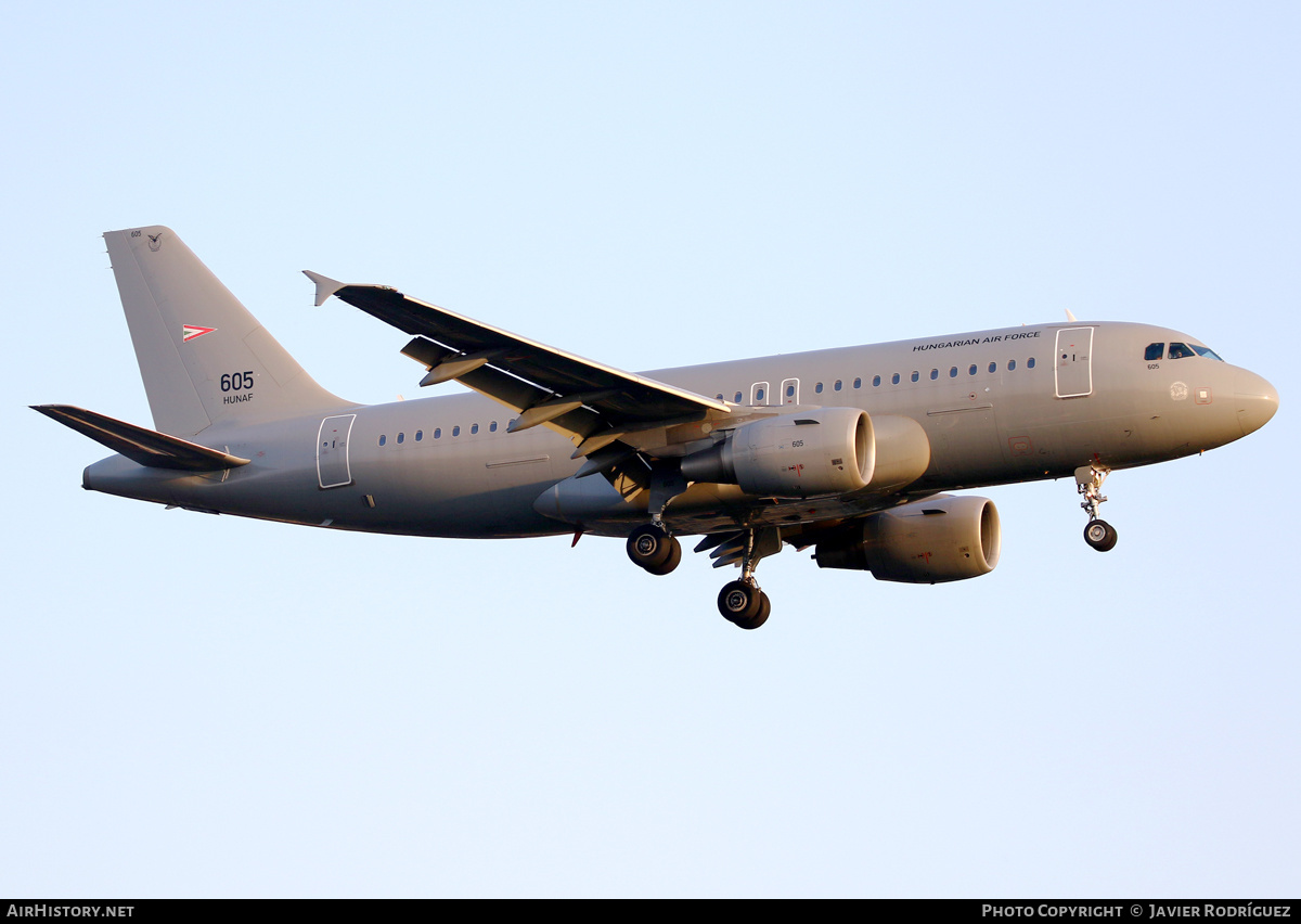 Aircraft Photo of 605 | Airbus A319-112 | Hungary - Air Force | AirHistory.net #453325
